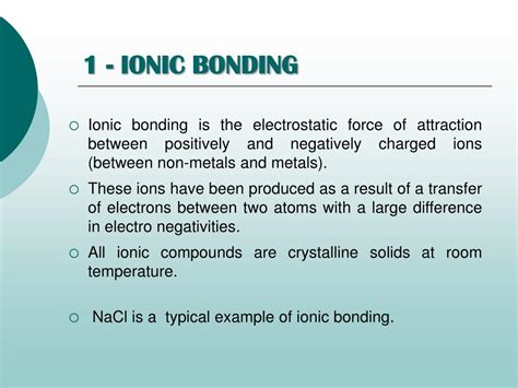 PPT CHAPTER 2 INTERATOMIC FORCES PowerPoint Presentation Free