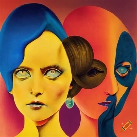 Colorful Poster Advocating Women S Liberation Through Divorce Inspired By Max Ernst On Craiyon