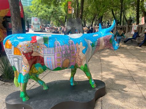 Reforma Se Llena De Vacas Cowparade M Xico Est De Vuelta M Xico