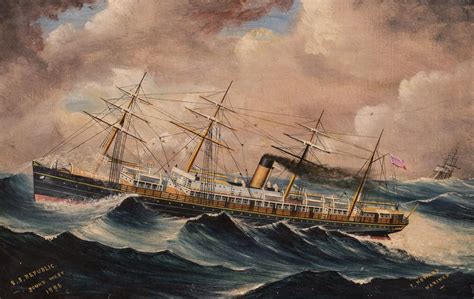 Wreck Of Ss Atlantic April 1st 1873 White Stars First Disaster A