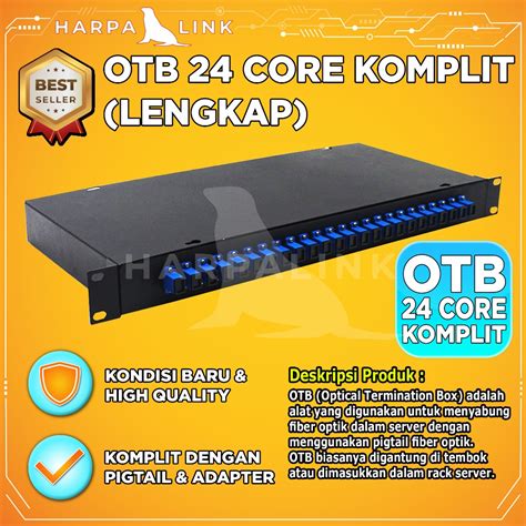 Jual OTB 24 Core Lengkap SC Pigtail Fiber Optic Mini OTB 24 Core SC