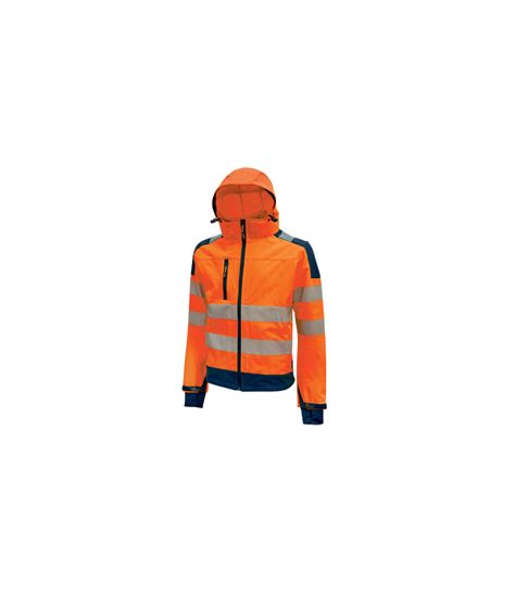 Veste Softshell Haute Visibilit Miky Orange Fluo U Power