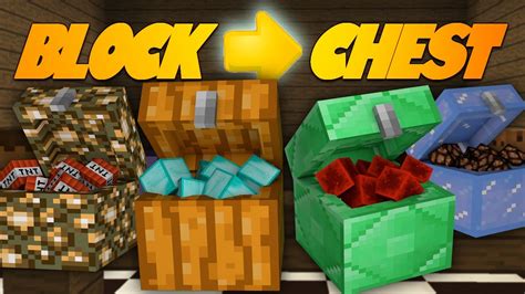 Minecraft Redstone Turn Any Block Into A Secret Chest Minecraft