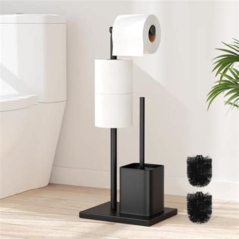 Porte Papier Toilette Avec Brosse WC Porte Rouleau Papier Toilette