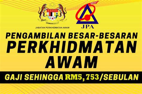 Perkhidmatan Awam Negeri Buka Jawatan Kosong Besar Besaran Gaji