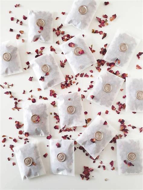 Dried Petal Wedding Confetti Biodegradable Rose Petals Filled Confetti