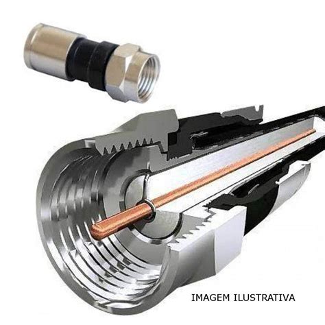 Conector Antena Compressao Ponto