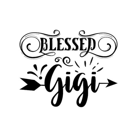 Premium Vector Blessed Gigi Svg Keychain Svg Design Keychain Quotes