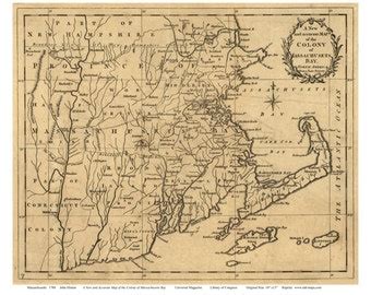 Duxbury Massachusetts Poster 1857 Map H F Walling By Oldmap