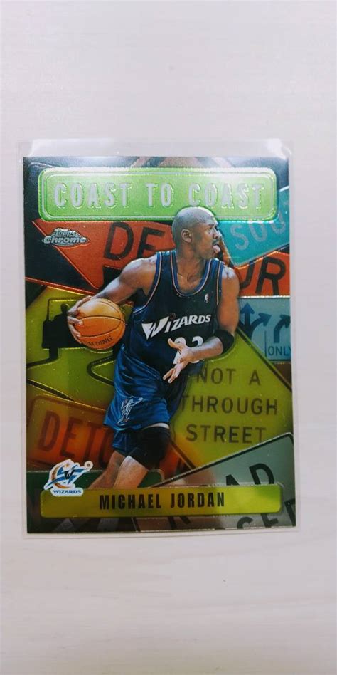 美品マイケルジョーダンMichael Jordan Topps Chrome Coast to Coast Buyee