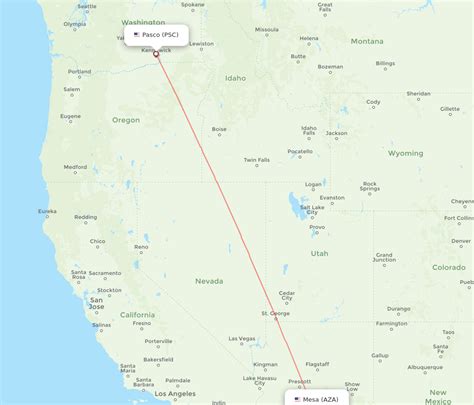 Flights From Pasco To Mesa Psc To Aza Flight Routes