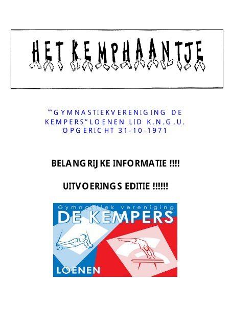 Belangrijke Informatie