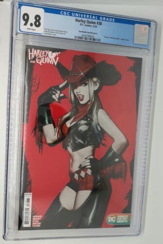 Harley Quinn 38 CGC 9 8 Cowgirl Sozomaika Variant Women S History