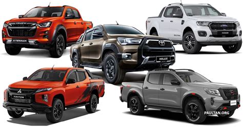 2021 Toyota Hilux Vs Isuzu D Max Vs Mitsubishi Triton Vs Ford Ranger Vs