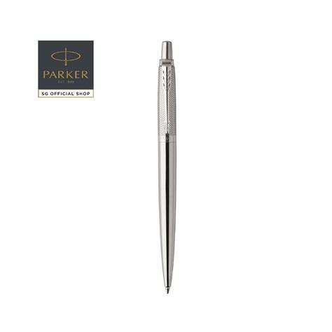 Parker Jotter Premium Stainless Diagonal CT BP Ballpoint Pen