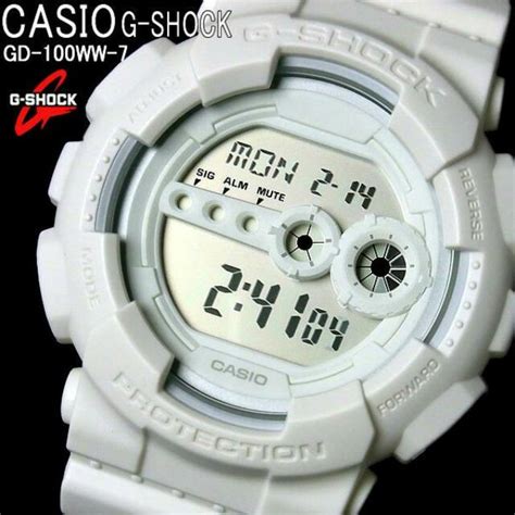 Authentic Casio Men S G Shock Gd 00ww 7 Super Rare All White Out Watch