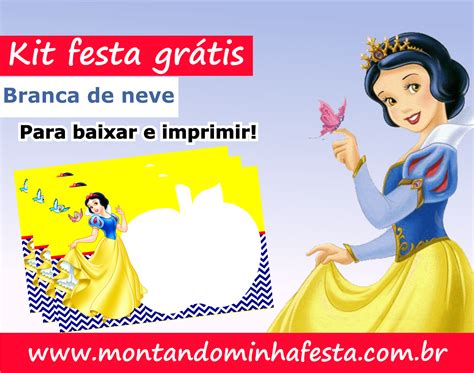 Kit Festa Branca De Neve Para Imprimir Montando Minha Festa