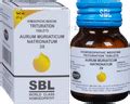 Sbl Aurum Muriaticum Natronatum Trituration Tablet X Buy Bottle Of