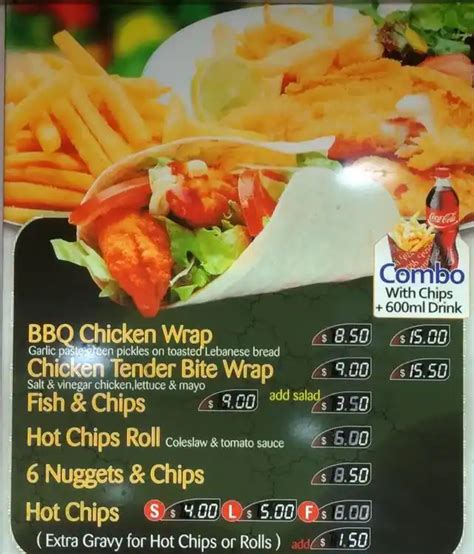 Menu At Naji S Charcoal Chicken Kebabs Fast Food Arncliffe