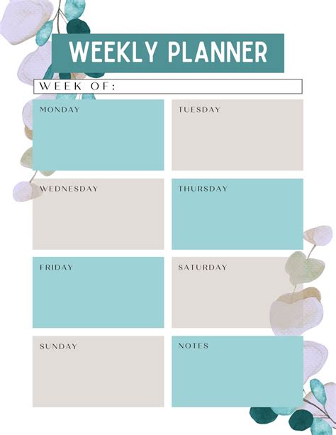 2023 Planner Printable Digital Download - Etsy