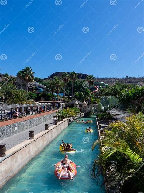 Aqualand Park In Maspalomas Gran Canaria Editorial Photography Image