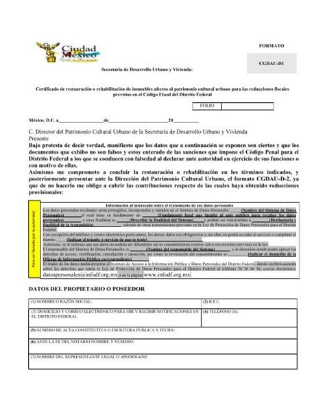 cgdau d 1 Catálogo Único de Trámites y Servicios