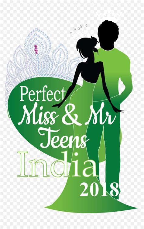 Mr And Ms Pageant Silhouette Green, HD Png Download - vhv