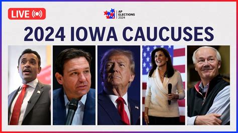 Iowa Caucus 2024 Live Trump Wins Gop Caucuses Desantis Places Second