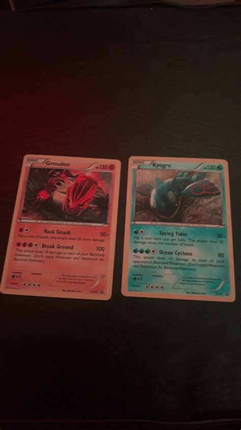 Pok Mon Tcg Groudon Xy Black Star Promos Xy Holo Promo Values Mavin