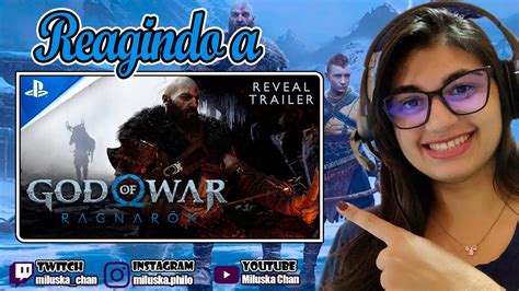 Reagindo Ao Trailer De God Of War Ragnarok Youtube