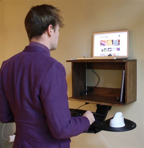 Wall-Mounted Standing Desk : 11 Steps (with Pictures) - Instructables