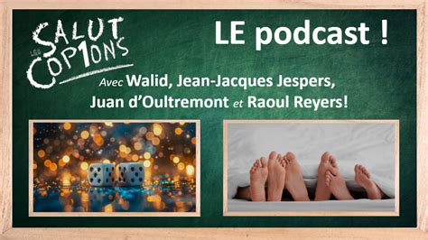 Salut les copions Votre podcast humour sur La1ère Heureux hasard de