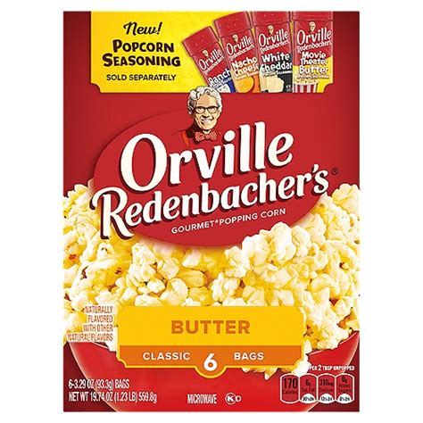 orville redenbachers butter gourmet popping corn  oz  count