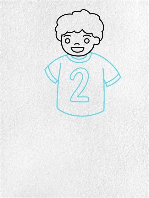 How to Draw a Soccer Player - HelloArtsy