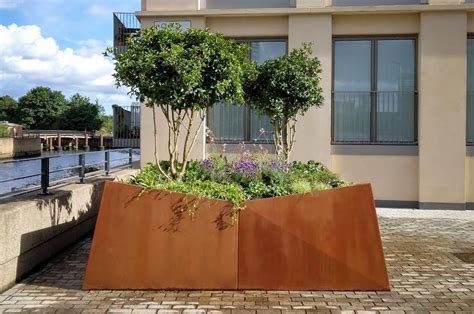 Tree Planters Corten Steel Planters Weathering Steel Landscape