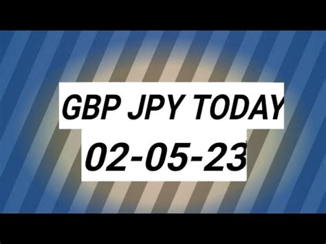 GBP JPY Analysis Today GBP JPY Trading Strategy GBP JPY Prediction