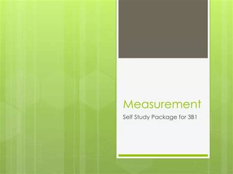 Ppt Measurement Powerpoint Presentation Free Download Id 4345461