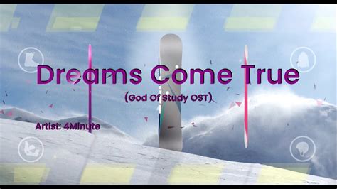 KARAOKE Dreams Come True God Of Study OST 4minute Queen V