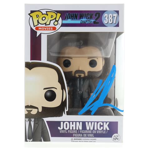 Keanu Reeves Signed John Wick Chapter John Wick Funko Pop