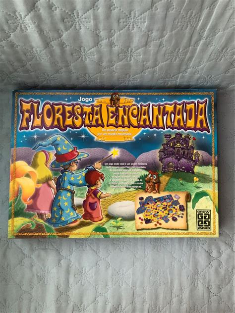 Jogo Floresta Encantada Grow Completo Antigo E Raro Jogo De Tabuleiro