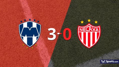 CF Monterrey vs Necaxa en vivo seguí el partido minuto a minuto TyC