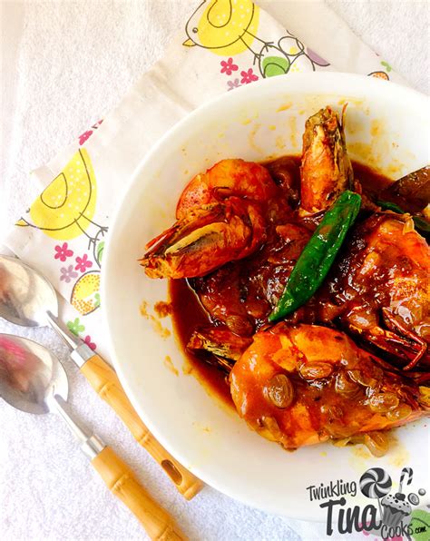 Chingri Malaikari Or Bengali Style Jumbo Prawn Cooked In Coconut Milk