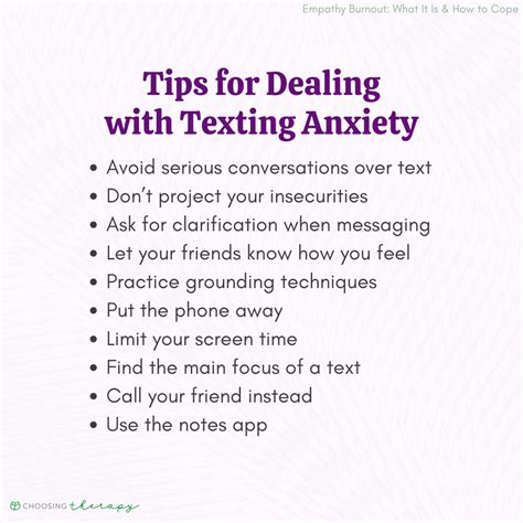 Tips For Calming Texting Anxiety