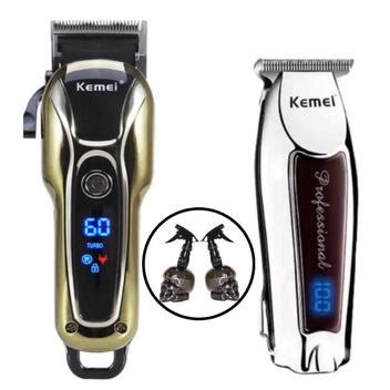 Maquinas Potentes Cortar Cabelo Acabamento Kemei Kemei Profissional