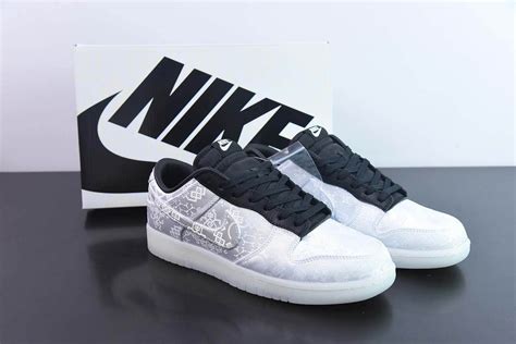 耐克Nike Fragment Design x Clot x Nike SB Dunk Low20th AnniversaryWhite