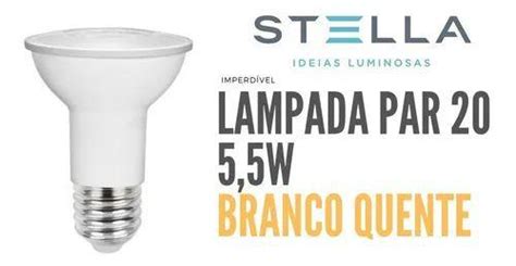 Kit Lampada Par Stella W Branco Quente Sth No