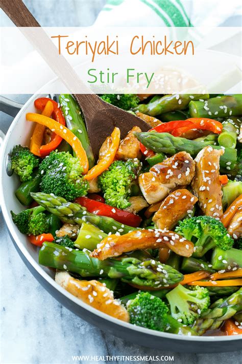 The Best Teriyaki Chicken Stir Fry Recipe Healthy Fitness Meals