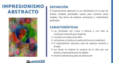 Qu Es El Impresionismo Abstracto Y Sus Caracter Sticas Resumen