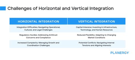 Horizontal Vs. Vertical Integration: What's The Difference? | PLANERGY ...