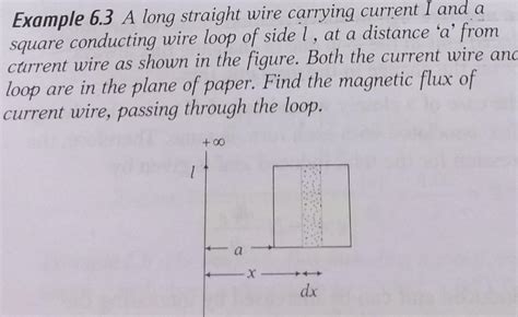 Answered Example 6 3 A Long Straight Wire Carrying Current I And A Kunduz